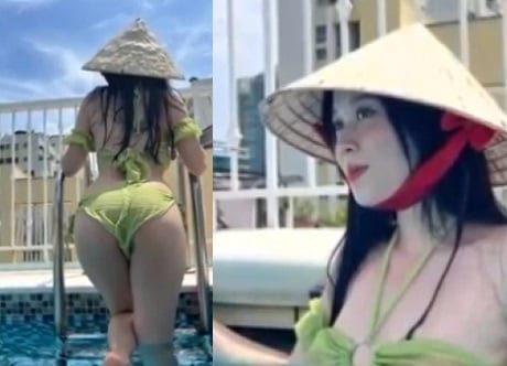 Cao Thanh Tuyền nứng tình phang ngoài bể bơi