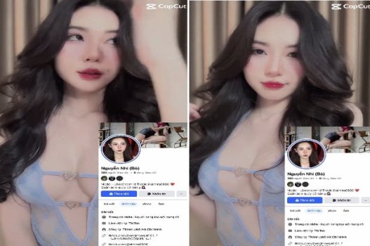 Nguyễn Nhi Tiktoker da trắng đẹp lộ phim sex